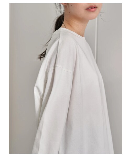 earth music&ecology（アースミュージックアンドエコロジー）の「ラウンドヘムレイヤードチュニック（トップス・オフホワイト・F）」の5枚目の写真