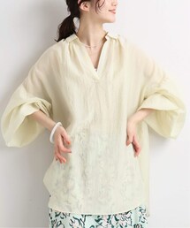 IENA（イエナ）の「《予約》ヴィンテージワッシャーギャザーシャツブラウス◆（その他）」