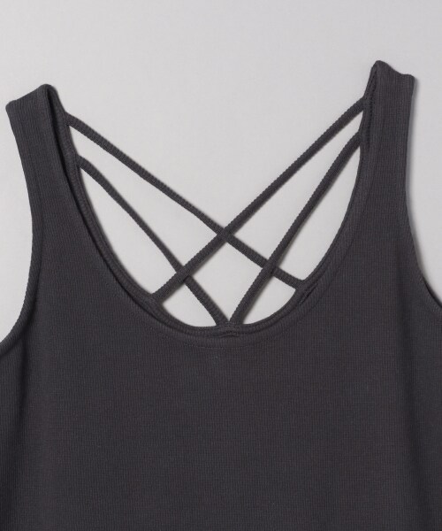 JEANASIS（ジーナシス）の「クラフトネット2Pノースリーブワンピース（ワンピース/ドレス・ブラック()/ベージュ()）」の16枚目の写真