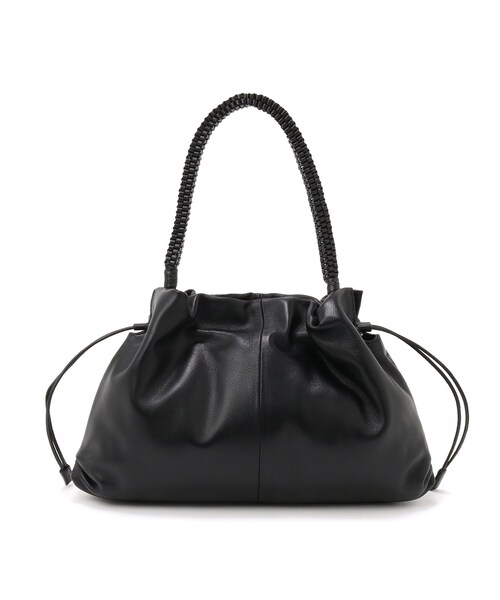 RIVE DROITE（リヴドロワ）の「【story.（ストーリー）】ギャザーバッグ（トートバッグ・レディース・ベージュ/ブラック・F）」の2枚目の写真