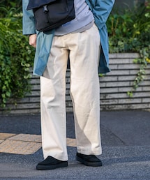 URBAN RESEARCH DOORS | デニムタックワイドトラウザー(その他)