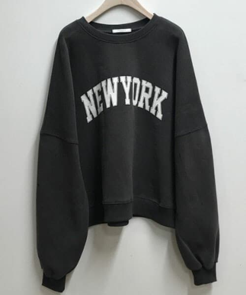 DHOLIC STYLE（ディーホリックスタイル）の「[naturalmind] 裏起毛ニューヨークスウェット（スウェット・レディース・グリーン/ホワイト/ブラック・FREE）」の3枚目の写真