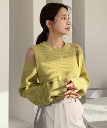 DHOLIC | ラウンドユニークニット(ニット/セーター)