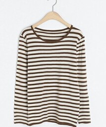 DHOLIC | ラウンドボーダーニット(ニット/セーター)