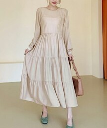 DHOLIC | ティアードロングワンピース(ワンピース)