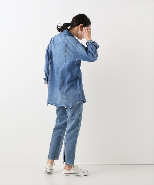 JOINT WORKS（ジョイントワークス）の「バックスリットストレートデニム（パンツ・ブルー B/34/在庫あり/36）」の6枚目の写真