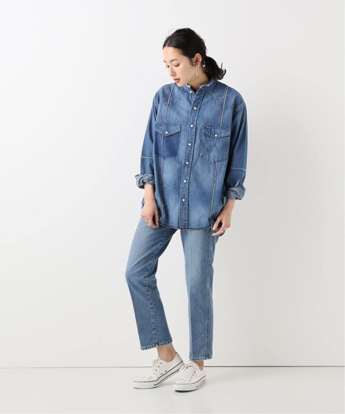 JOINT WORKS（ジョイントワークス）の「バックスリットストレートデニム（パンツ・ブルー B/34/在庫あり/36）」の5枚目の写真