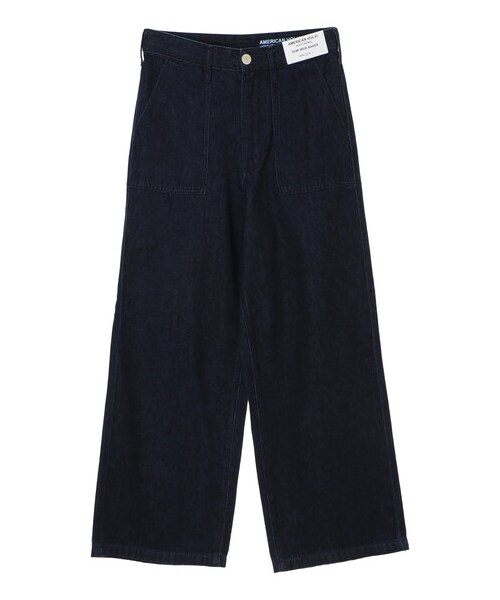 AMERICAN HOLIC（アメリカンホリック）の「デニムベーカーワイドパンツ（パンツ・インディゴ/ワンウォッシュ・S/M/L）」の9枚目の写真