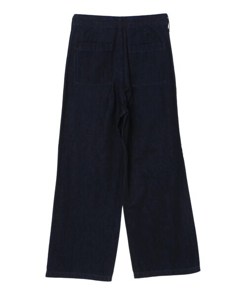 AMERICAN HOLIC（アメリカンホリック）の「デニムベーカーワイドパンツ（パンツ・インディゴ/ワンウォッシュ・S/M/L）」の2枚目の写真