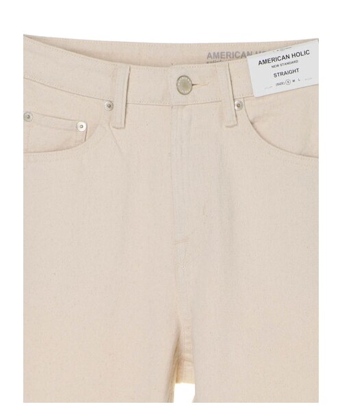 AMERICAN HOLIC(アメリカンホリック)の「ストレートデニム(パンツ・オフホワイト/インディゴ/ライトインディゴ・S/M/L)」の11枚目の写真
