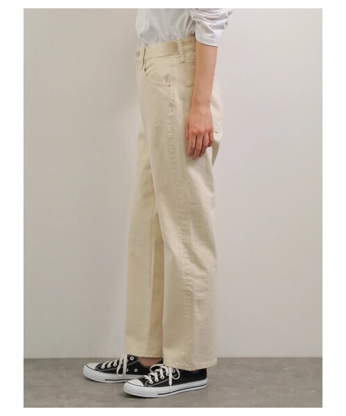AMERICAN HOLIC(アメリカンホリック)の「ストレートデニム(パンツ・オフホワイト/インディゴ/ライトインディゴ・S/M/L)」の2枚目の写真