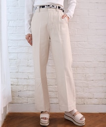 one after another NICE CLAUP | ベルト付きデニムパンツ(その他パンツ)