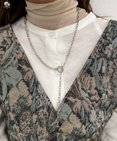 Lattice(Lattice)の「マンテルチェーンネックレス(ネックレス・レディース・ゴールド/シルバー・0)」の1枚目の写真