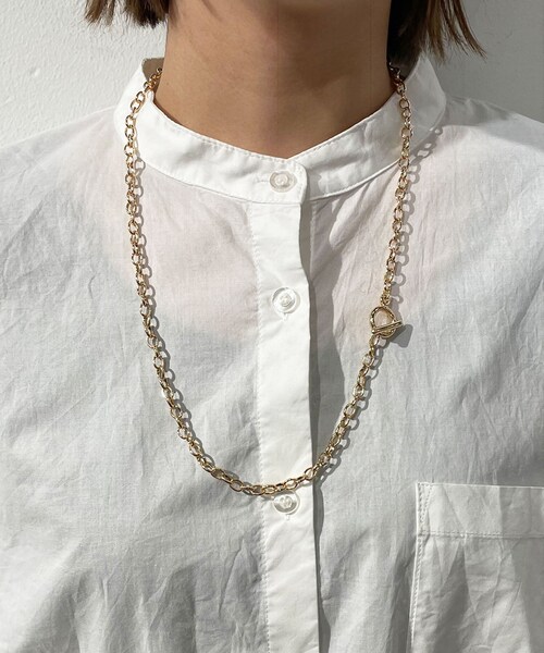 Lattice(Lattice)の「マンテルチェーンネックレス(ネックレス・レディース・ゴールド/シルバー・0)」の2枚目の写真