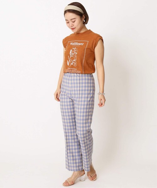 U by Spick&Span ギンガムチェック　ハイウェストパンツ U by SPICK&SPAN（ユーバイスピックアンドスパン）の「ハイ