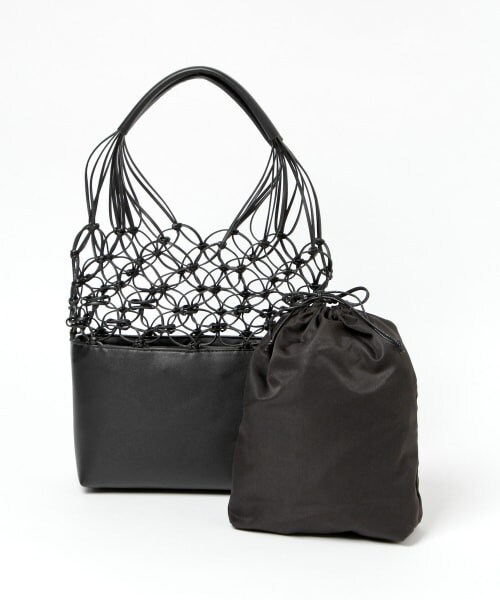 PAGEBOY（ページボーイ）の「メッシュトートバッグ（バッグ・ブラック/シルバー）」の16枚目の写真