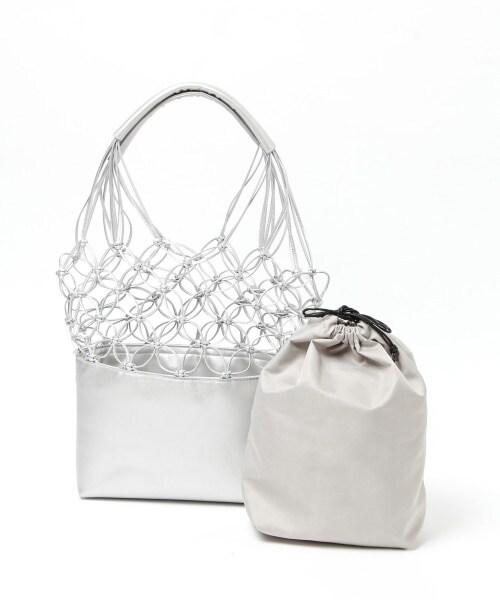 PAGEBOY（ページボーイ）の「メッシュトートバッグ（バッグ・ブラック/シルバー）」の17枚目の写真