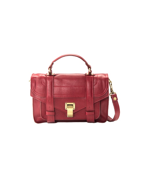 gracegift（グレースギフト）の「俐落洗鍊 韓國學院質感金釦提包（バッグ・レディース・黑/紅・F）」の6枚目の写真