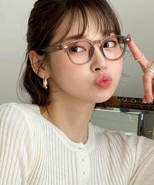 DHOLIC（ディーホリック）の「ラウンドメガネ（メガネ・レディース・その他/グリーン/ブラウン/イエロー/ブラック・ONESIZE）」の3枚目の写真