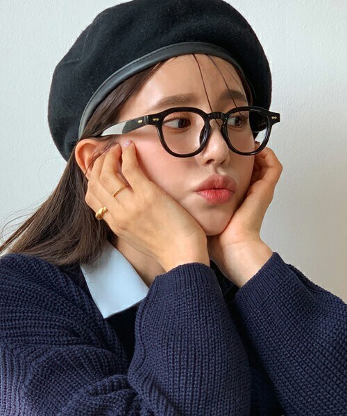 DHOLIC（ディーホリック）の「ラウンドメガネ（メガネ・レディース・その他/グリーン/ブラウン/イエロー/ブラック・ONESIZE）」の2枚目の写真
