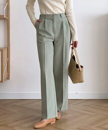 DHOLIC | タックワイドスラックス(スラックス)