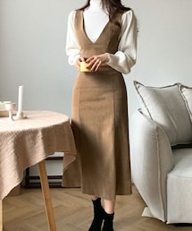 DHOLIC | [rozley] ビスチェマーメイドワンピース(ジャンパースカート)