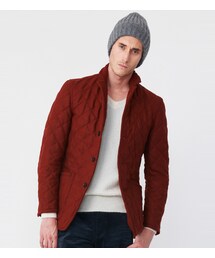 KATHARINE HAMNETT LONDON  | QUILTING LAMB TWEED(ジャケット/アウター)