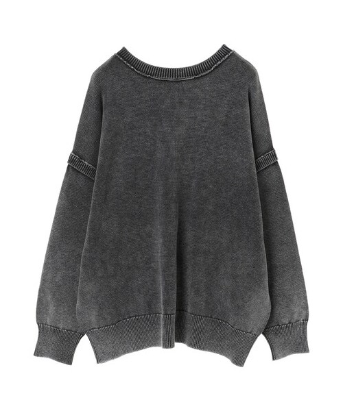 Green　Parks（グリーンパークス）の「・SUGAR SPOON 2wayリバースニットプル（トップス・アイボリー/チャコールグレー/モカ・F）」の14枚目の写真