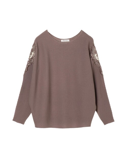 Green　Parks（グリーンパークス）の「・furry rate ショルダーレースプルオーバー（トップス・オフホワイト/ライトベージュ/モカ/ライトカーキ・F）」の15枚目の写真