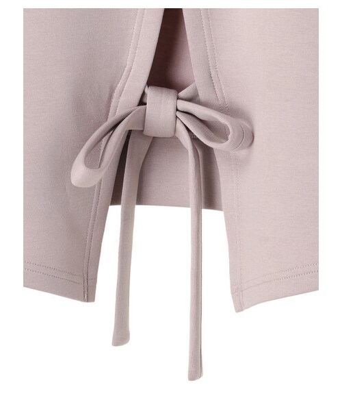 earth music&ecology（アースミュージックアンドエコロジー）の「もちぽわバックリボンプルオーバー（トップス・アイボリー/ライトピンク/ライトベージュ/ミント・F）」の6枚目の写真