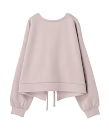 earth music&ecology | もちぽわバックリボンプルオーバー(トップス)