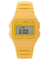 CASIO | Casio F-91WC-9AEF Digital Yellow Watch - Yellow(アナログ腕時計)