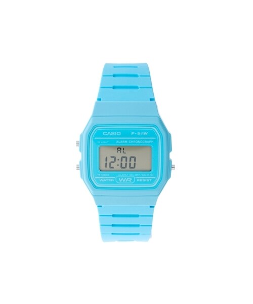 Casio（カシオ）の「Casio F91WC2AEF Digital Blue Watch Blue（アナログ腕時計）」 WEAR
