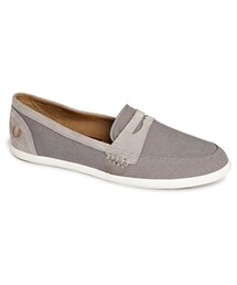 FRED PERRY | Fred Perry Halstead Canvas Loafers - Gray(その他シューズ)