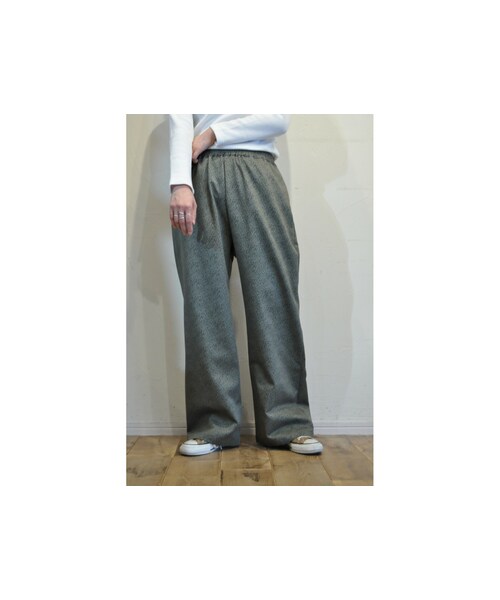 RehersalL(リハーズオール)の「チノカモイージーパンツ(チノパンツ・レディース・グリーン/その他・one)」の1枚目の写真