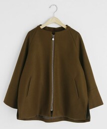 DHOLIC | パールジップアップコート(その他アウター)