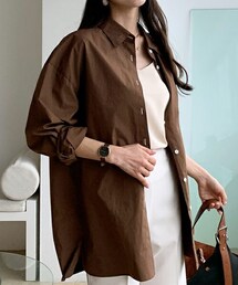 DHOLIC | ボタンストラップ付シャツ(シャツ/ブラウス)