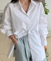 DHOLIC | ボタンストラップ付シャツ(シャツ/ブラウス)