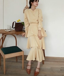 DHOLIC | ティアードワンピース(ワンピース)