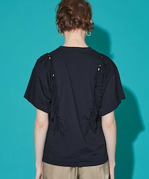 TOGA PULLA（トーガ プルラ）の「フリンジジャージーTシャツ