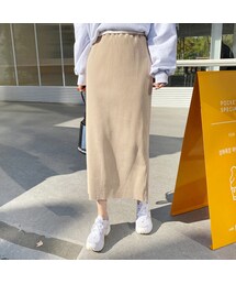 Miamasvin（ミアマスビン）の「ウエストゴムコーデュロイロングスカート（その他・レディース）」