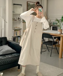 DHOLIC STYLE | [heyboo] オーバーオールワンピース(サロペット/オーバーオール)