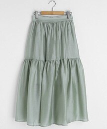 DHOLIC | サテンギャザースカート(スカート)