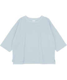 T>>2 | ミニ裏毛七分袖トレーナー(スウェット)