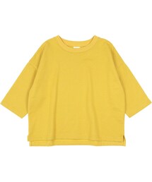 T>>2 | ミニ裏毛七分袖トレーナー(スウェット)