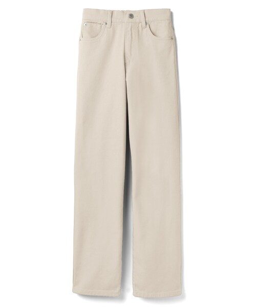 GRL（グレイル）の「ストレートツイルパンツ（その他パンツ・レディース・モカ/イエロー/オフベージュ/アイボリー・S）」の3枚目の写真