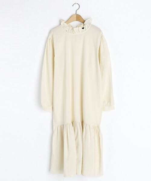 DHOLIC（ディーホリック）の「ネックフリルワンピース（ワンピース・レディース・ホワイト/ブラック/パープル/その他・ONESIZE）」の4枚目の写真