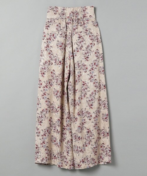 JEANASIS（ジーナシス）の「ハイウエストジャガードガラワイドパンツ（パンツ・グレー系その他()/グリーン系その他()）」の3枚目の写真