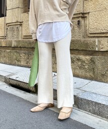 CAPRICIEUX LE'MAGE | 硫化染リブパンツ(その他パンツ)