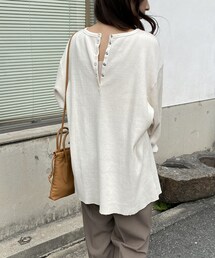 CAPRICIEUX LE'MAGE | 硫化染リブプルオーバー(Tシャツ/カットソー)